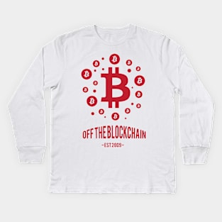 Off the Blockchain Kids Long Sleeve T-Shirt